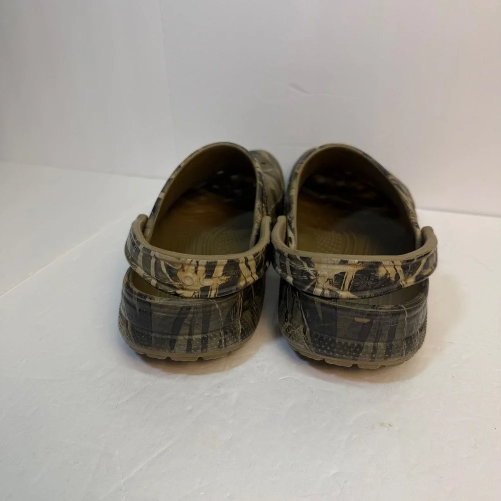 Crocs Classic Clogs Advantage MAX-4 HD Camo Mens 10 Womens 12 Brown Camouflage